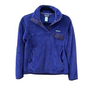 Patagonia Women’s Jacket 1/4 Snap-T Fleece Pullover Thermal Size Small Purple